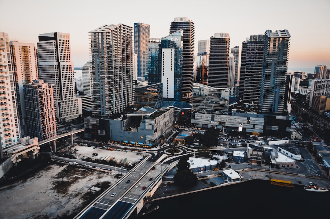 aerial-photography of city